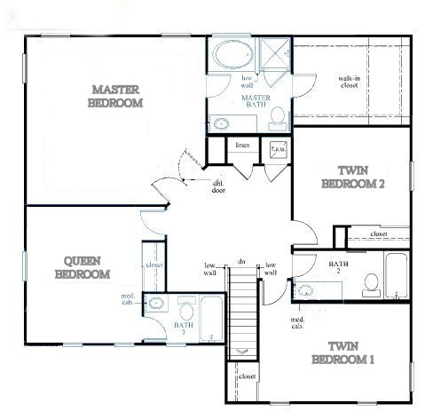 Floor Plan Upper Level